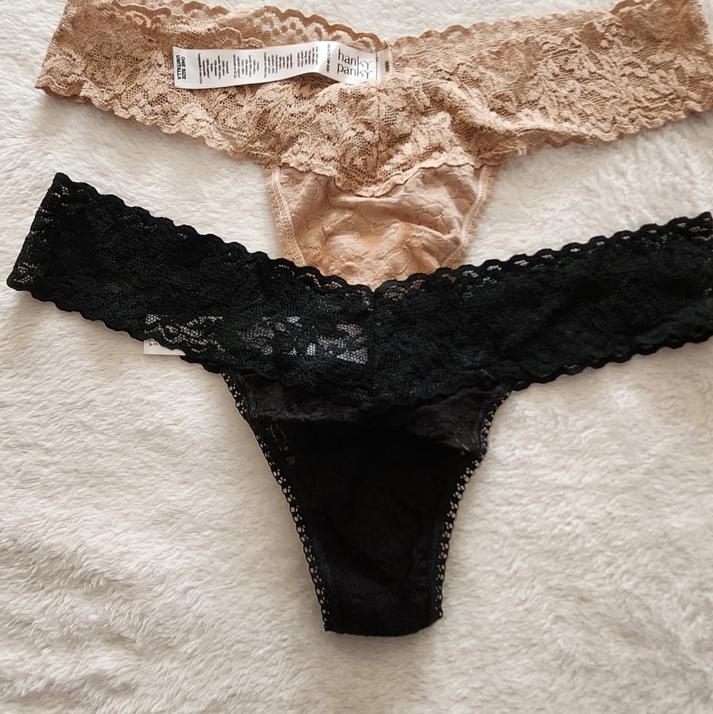 Hanky Panky Thongs Set Of 2, Low Rise